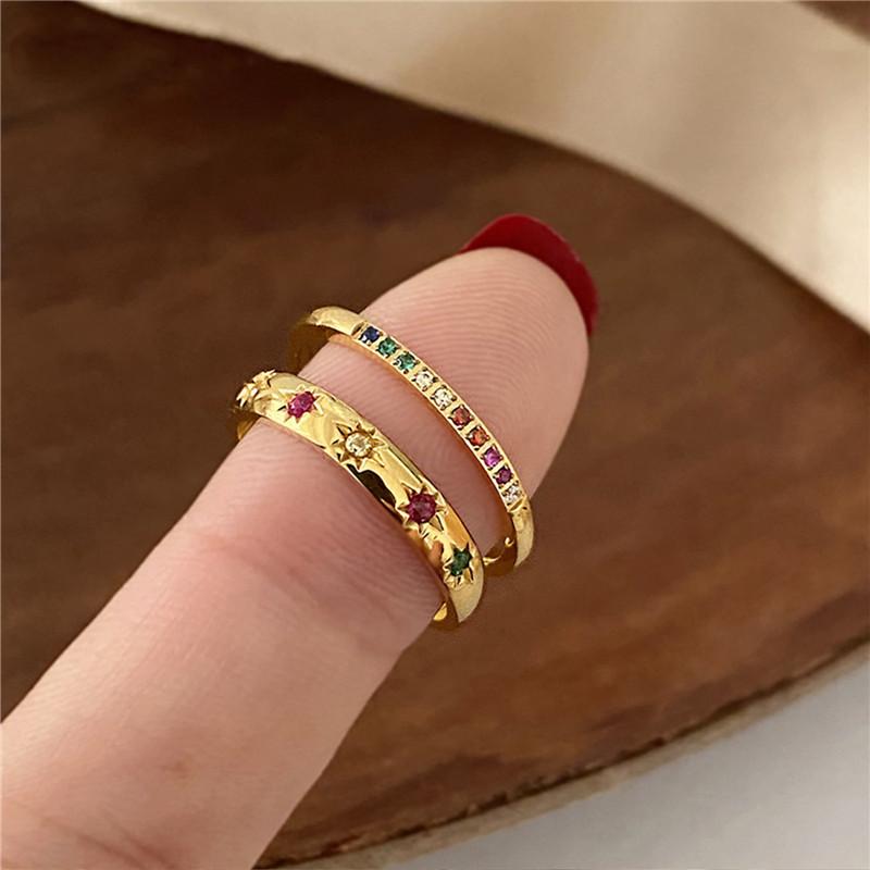 Nhẫn Dễ Phối Đồ Thời Trang Ngọt Ngào Dành Cho Nữ, Cá Tính Sáng Tạo, Phong Cách Ngầu 2