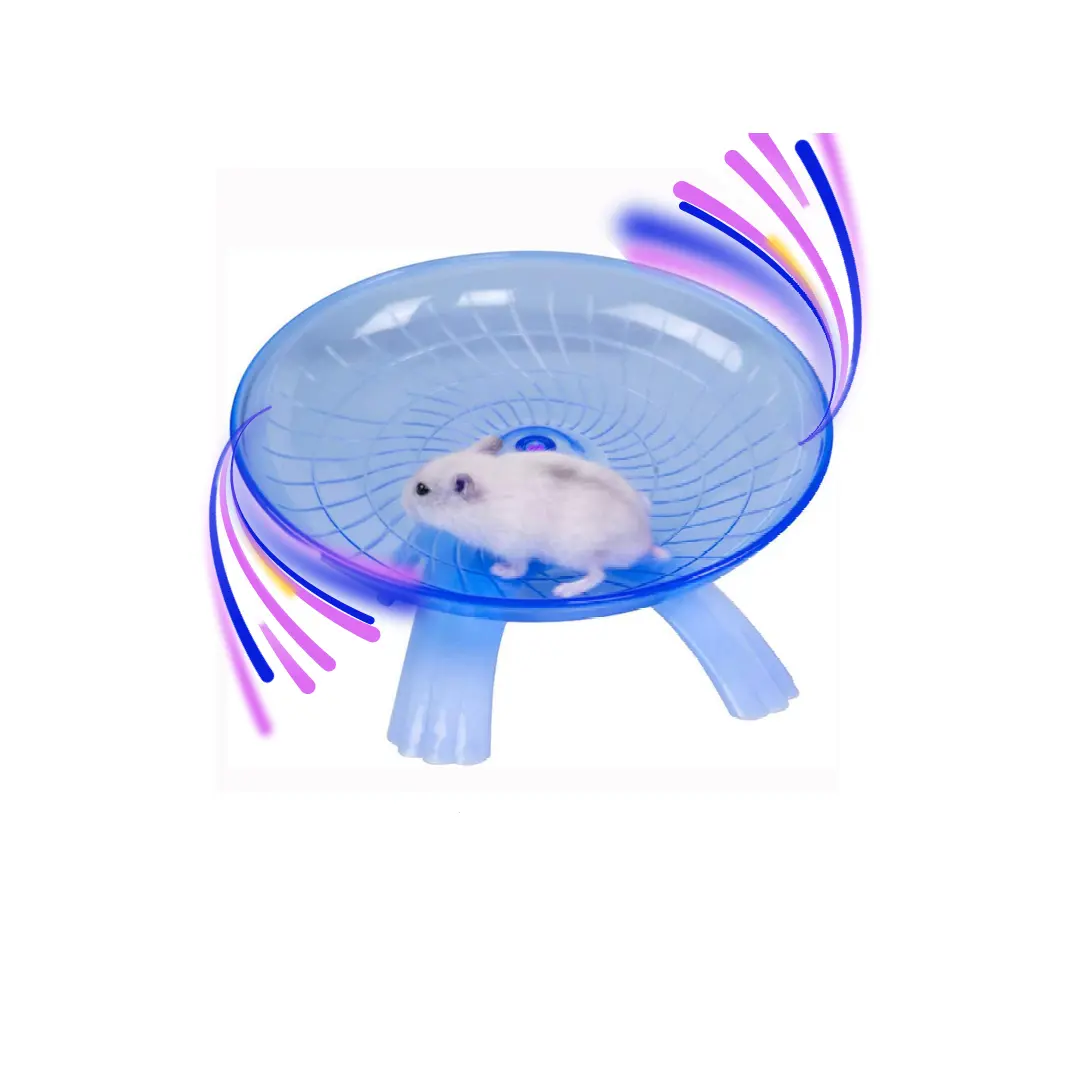 Pet hamster clay pigeon shooting running toy