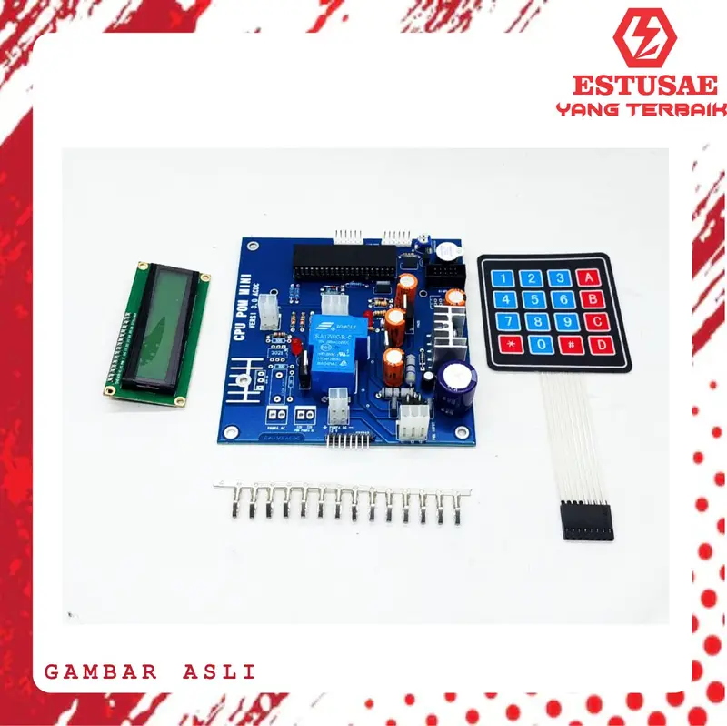 ESTUSAE - CPU V3.0 POMPA DC IMPOR + KEYPAD MEMBRAN + LCD 1602 POM MINI PERTAMINI 4