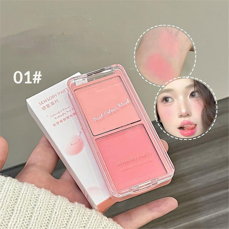 Phấn Má Hồng Dạng Phấn Mặt, Bữa Tiệc Gợi Cảm, 4 Màu, Mặt Chữ V 3D, Tạo Đường Viền Tự Nhiên Cho Các Đặc Điểm Khuôn Mặt, Mềm Mại Và Nhẹ, Kiểm Soát Dầu, Không Thấm Nước, Lâu Trôi, Sắc Tố Và Kết Cấu Hỗn Hợp, Phấn Mắt Phấn Má Hồng Cầm Tay Hai Trong Một