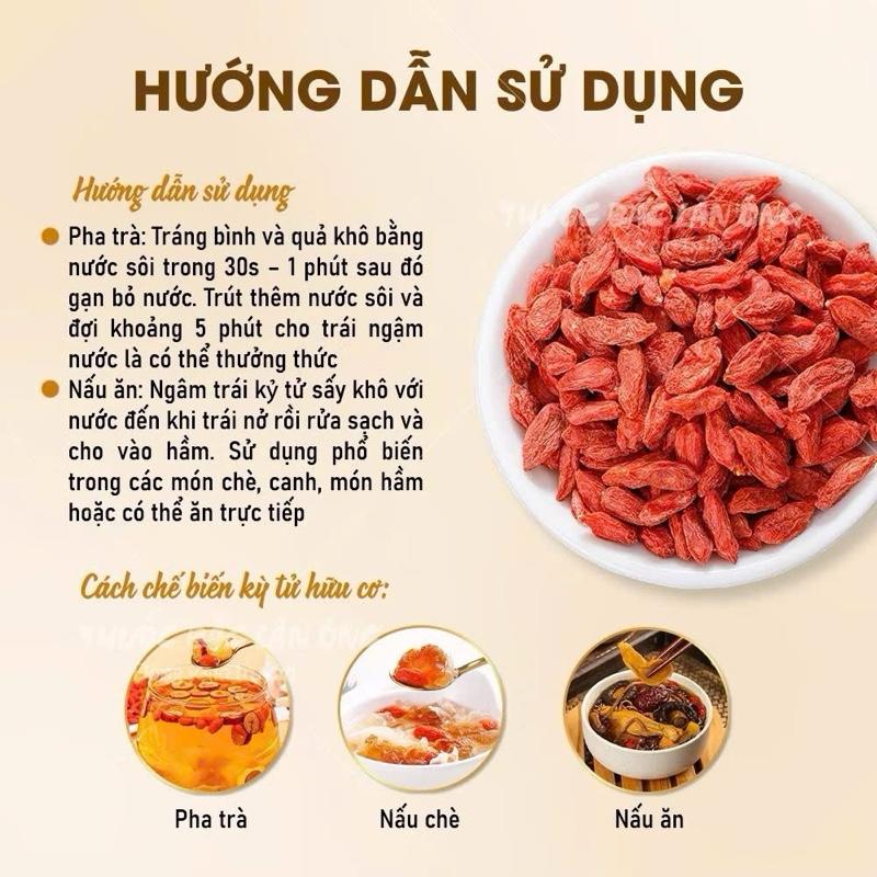 100gr Ky tử ninh hạ, hạt ky tử to, tròn, vị ngọt thanh, trà kỳ tử đẹp da, chống lão hóa - Tạp Hoá Bánh Mìi 3