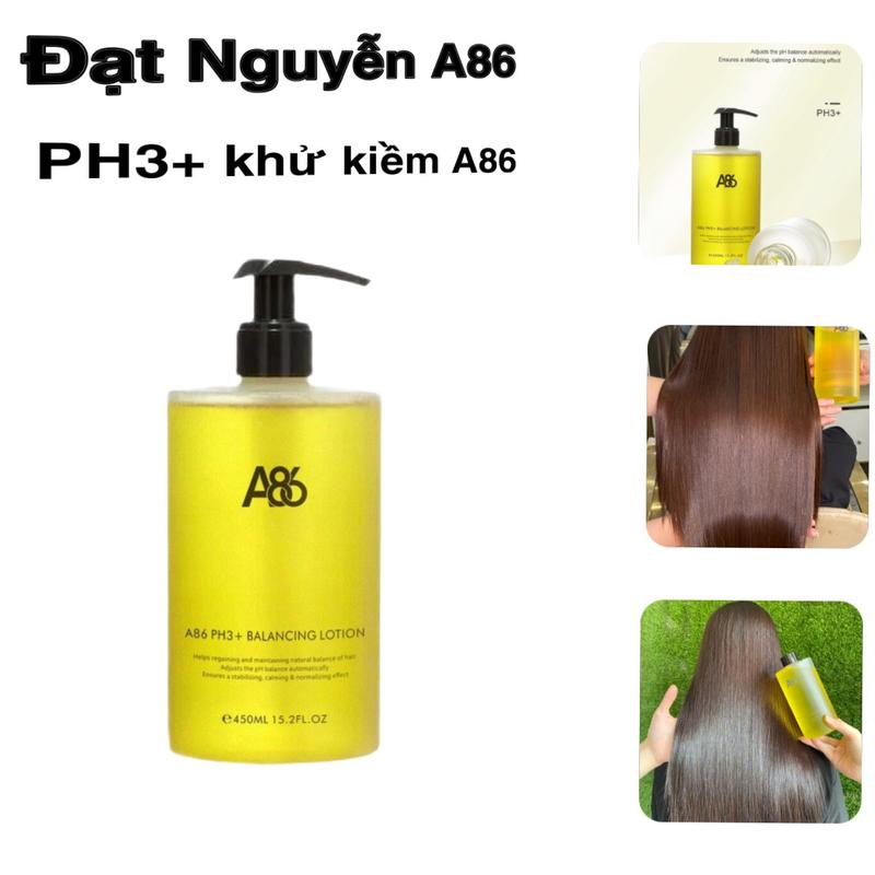 KHỬ KIỀM VÀ TRUNG HOÀ KIỀM PH3+ A86 450ML Collagen Nhuộm Tóc Đổi Màu Tóc Serum Dưỡng Tóc