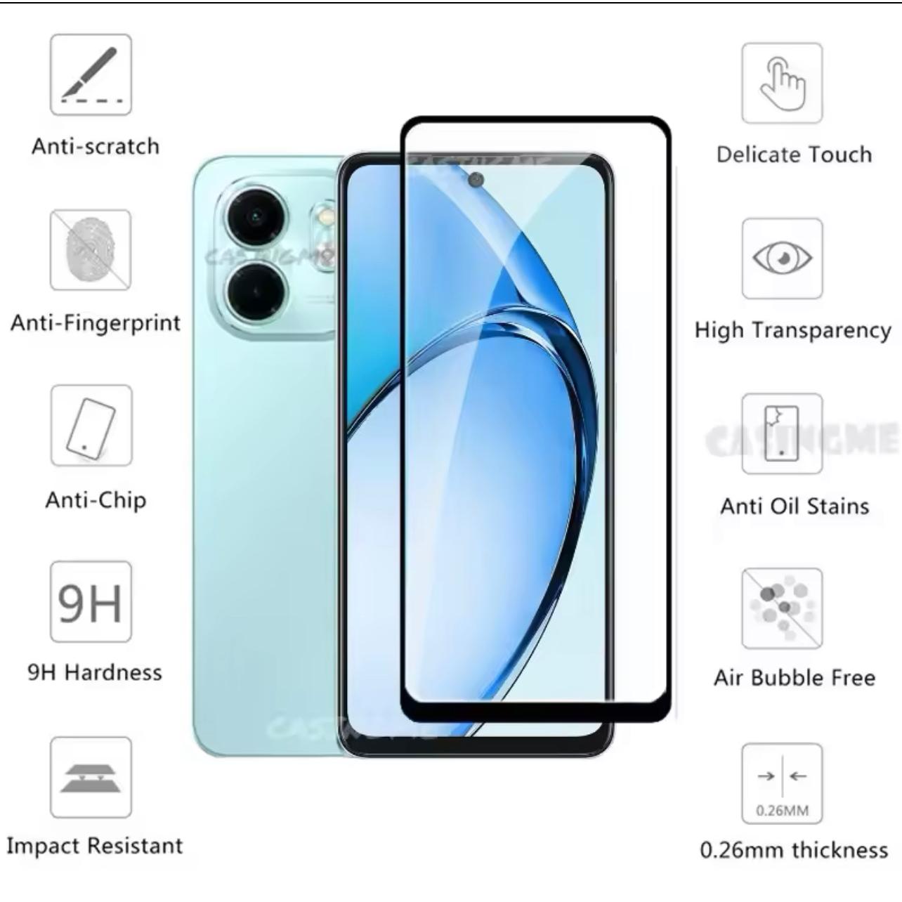 ฟิล์มเต็มจอ สําหรับ Infinix Smart9 Smart 8 Smart10 Hot50 Hot 50i Hot40i Hot60i ฟิล์มกระจกนิรภัย กันร