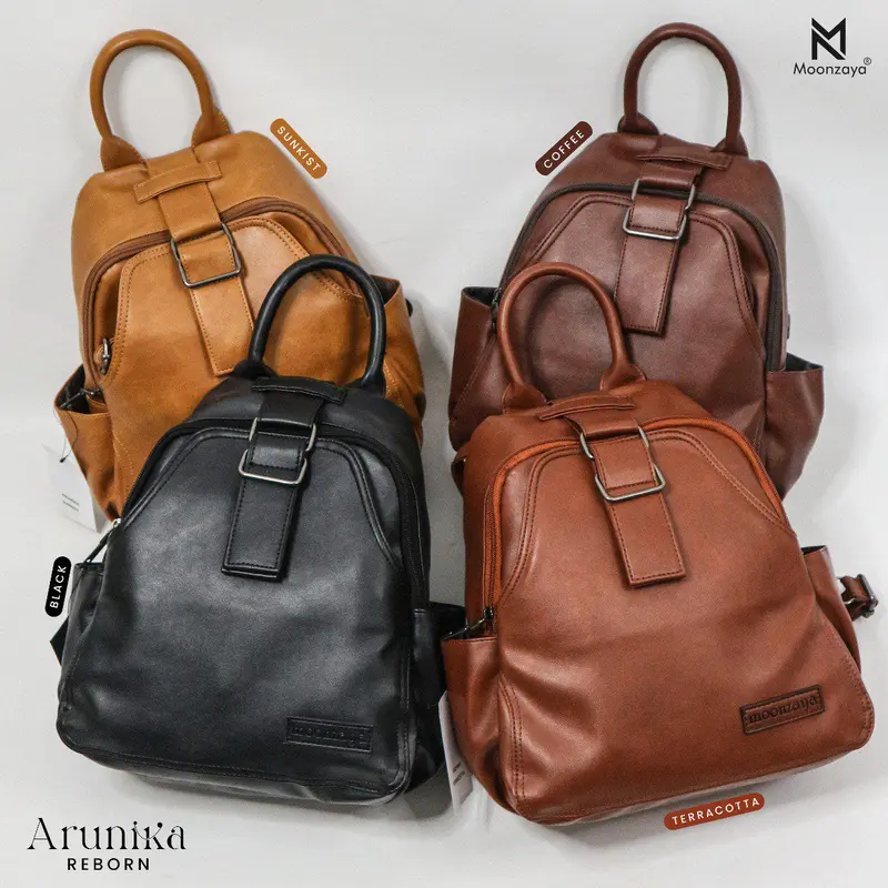 Ransel Backpack Wanita Arunika Moonzaya Bahaan Sintetic Leather 1
