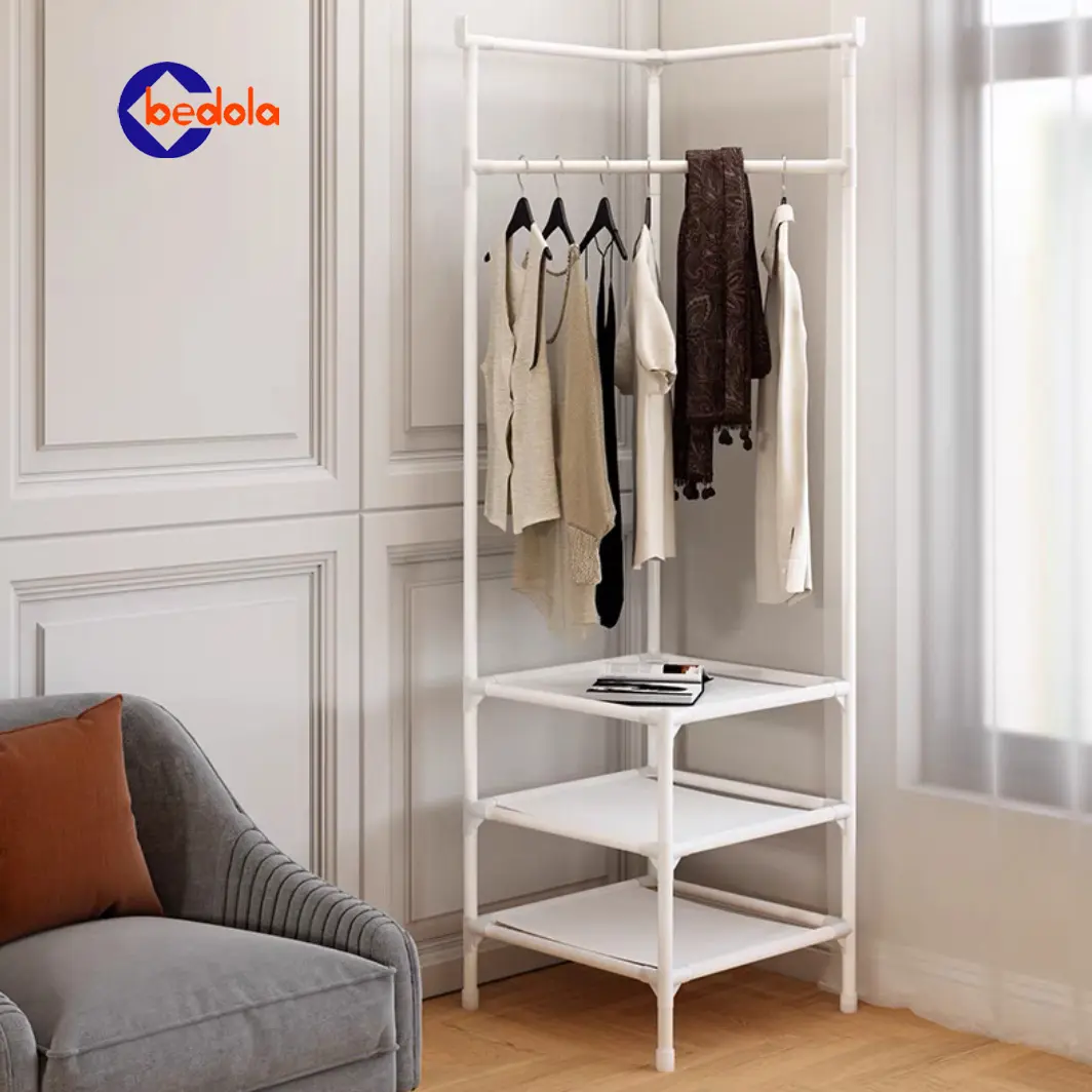 Bedola Rak gantung serbaguna stand hanger rak baju portable