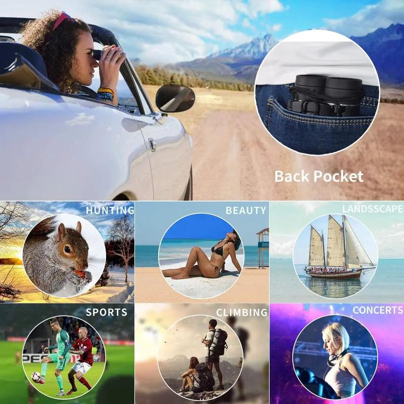 Product Introduction of 500X25 Portable Hd Zoom 5000M/50000M Binoculars Telescope Powerful Folding Long-Distance Vision Hunting Outdoor Camping Sports 51