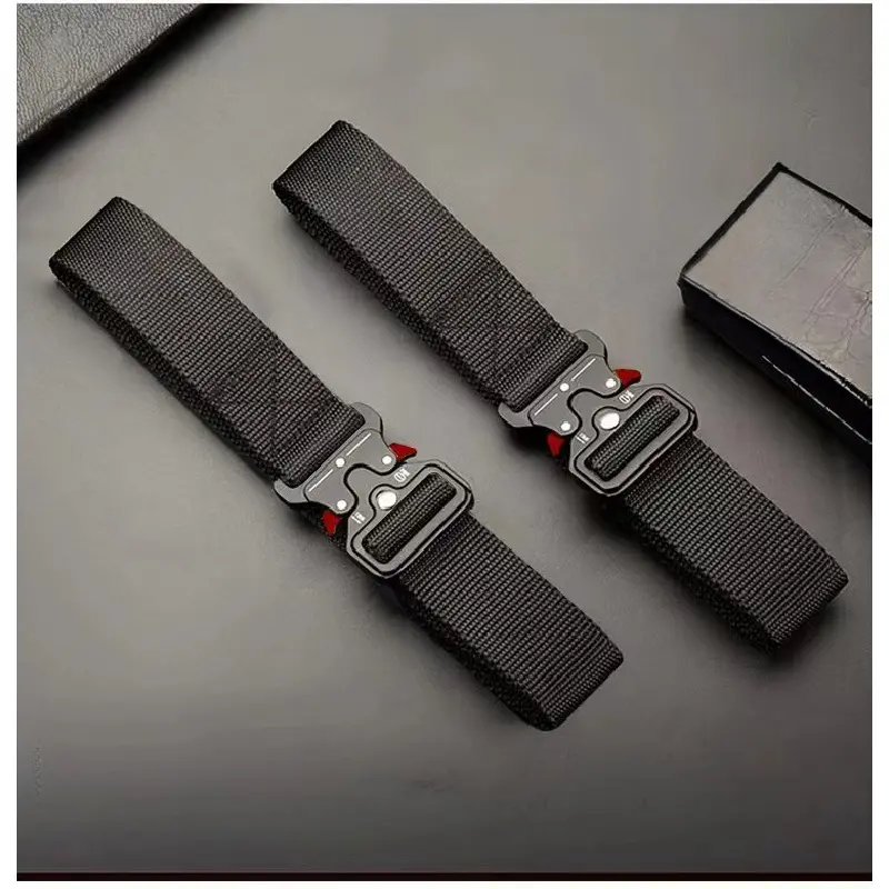 Thắt Lưng Nylon Vải Bố, Dành Cho Nam Và Nữ, Thắt Lưng Chiến Thuật, Đi Bộ Đường Dài Ngoài Trời, Thắt Lưng Khóa Chiến Thuật, Bền, Nhả Dây Nhanh 3