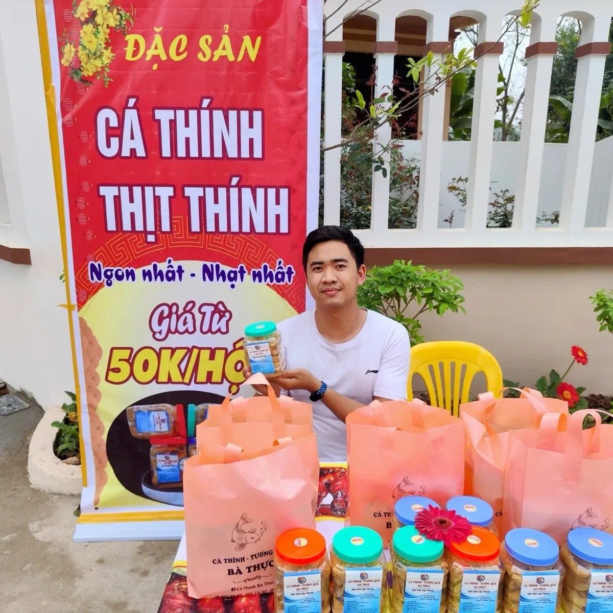 Cá thính bà Thực Đặc sản Lập Thạch vị truyền thống và vị cải tiến giảm mặn tối đa