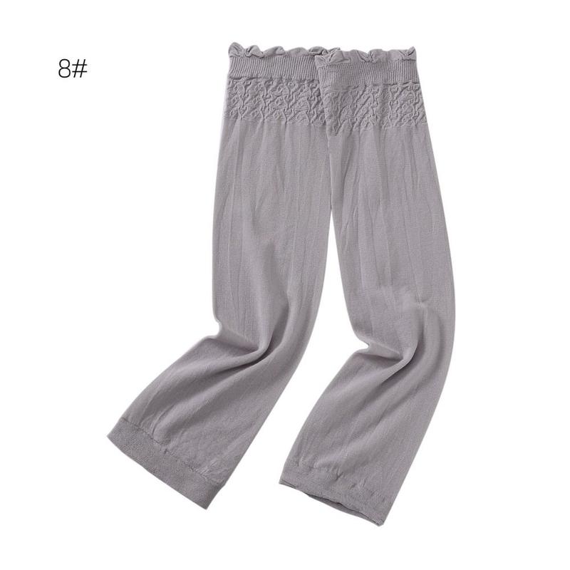 Product Introduction of Cool Elastic Fabric Thin Sun Protection Sleeves Solid Color Anti-UV Middle Eastern Style Sleeves Sun Protection Stretch Fabric Armbands Summer 15