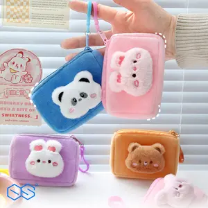 Dompet Bulu Kekinian Boneka Karakter Binatang 3D Premium Quaility