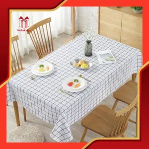 Taplak Meja Makan Anti Air / Taplak Meja Tebal / Alas Meja Makan Modern Waterptof I TM01-TM03