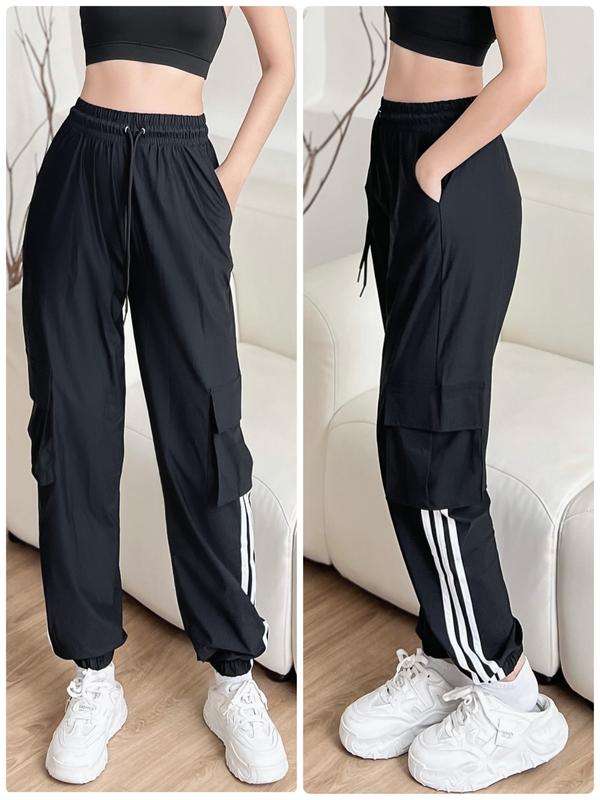 Quần Jogger Tập Gym Nữ Túi Hộp 3 Sọc Hot Hit thể 2