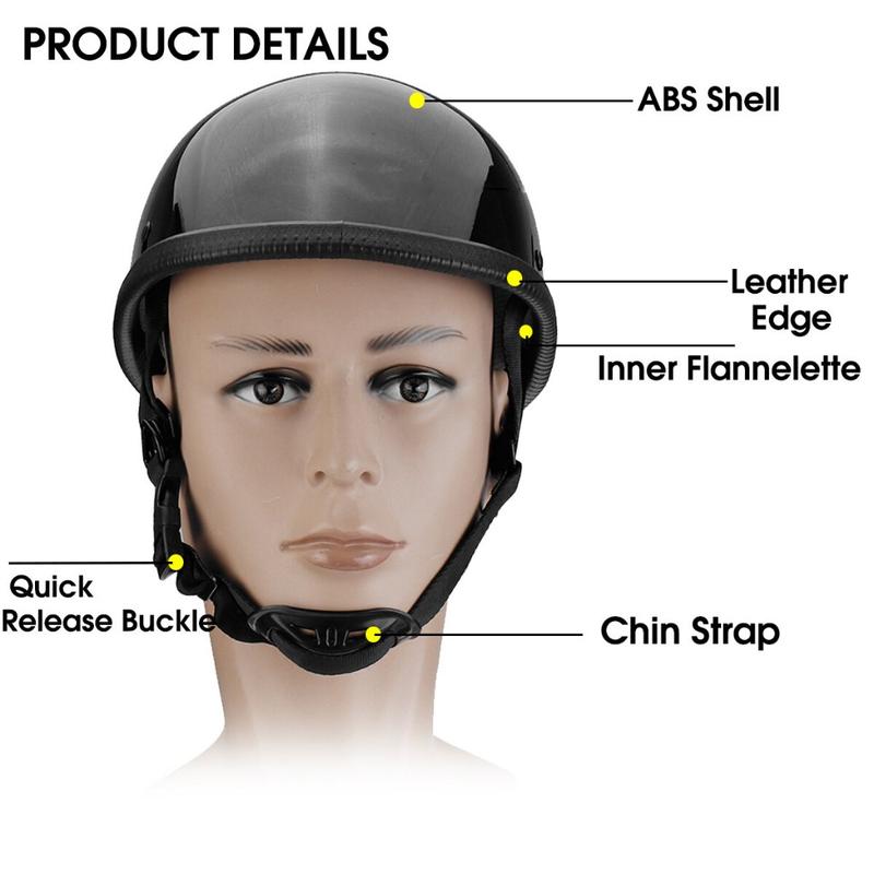 Product Introduction of 【จัดส่งจากกรุงเทพฯ ภายใน 24 ชั่วโมง COD】 หมวกกันน๊อค วินเทจ หมวกกันน๊อค วินเทจ คาสสิค หมวกกันน๊อค วินเทจ ครึ่งใบ ขนาดสากล คุณภาพสูง！！！ 29