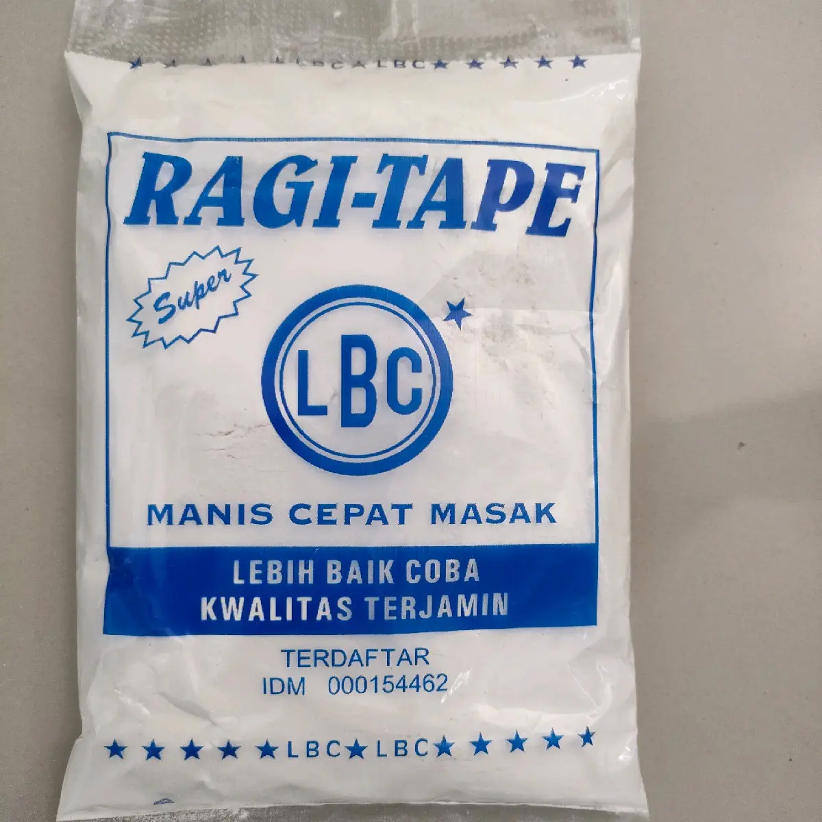 Ragi Tape Singkong LBC 1 pack isi 10 sachet