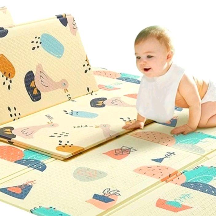 thảm xốp tập bò cho bé dùng được cả hai mặt kích thước 1,8m ×2 m có độ dày vừa phải (lưu ý giúp shop thảm đôi khi sẽ hết màu do nhà sx thay đổi thì shop sẽ giao màu ngẫu nhiên nhưng vẫn đẹp )MONG CÁC BẠN ĐỌC KĨ RỒI ĐẶT HÀNG Ạ