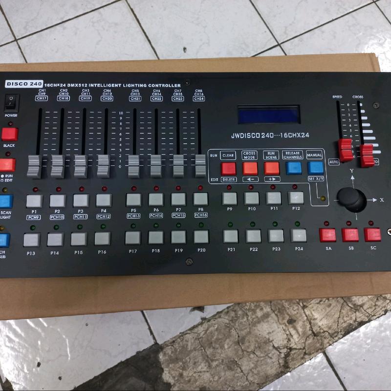 MIXER DMX DISCO240 MIXER PARLED BEAM MOVING HEAD LIGHTING 0
