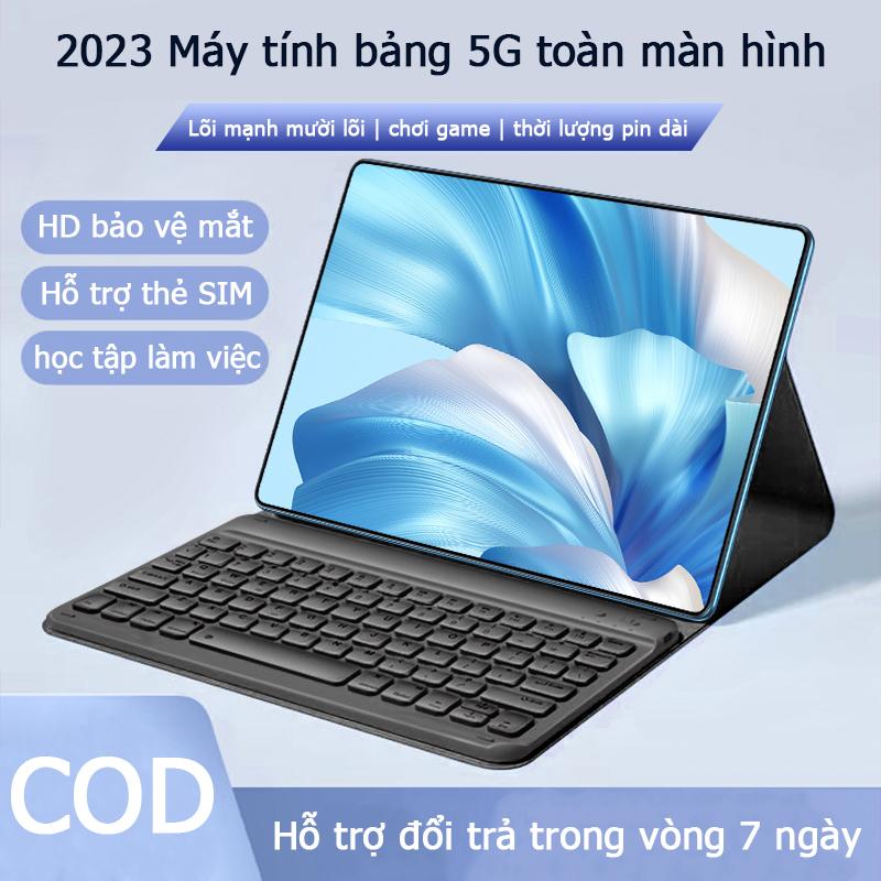Cấu hình máy tính bảng game cao cấp XT30 5G mẫu mới nhất, đi kèm phụ kiện ốp da cao cấp+ bàn phím thông minh smart magnetic+bút cảm ứng thông minh+bộ sạc nhanh+ giá đỡ máy tính+ màn hình full view , khung full màn hình,kính ốp sau, dung lượng pin lớn