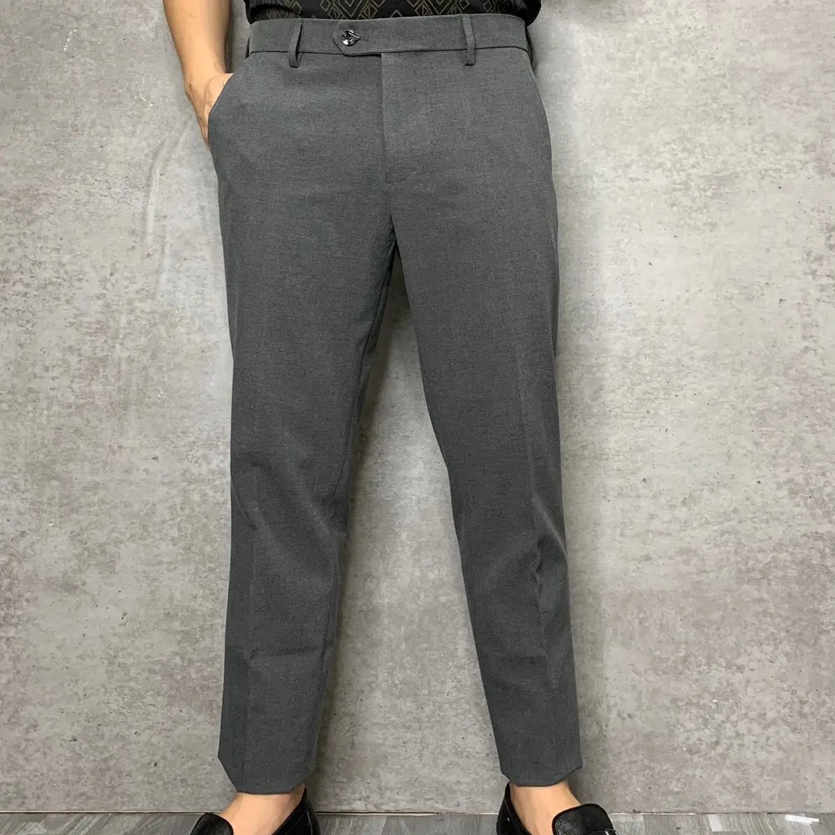Quần Tây Nam Form Slimfit Co Giãn nhẹ ống 14-17cm Ong Menswear Có Túi