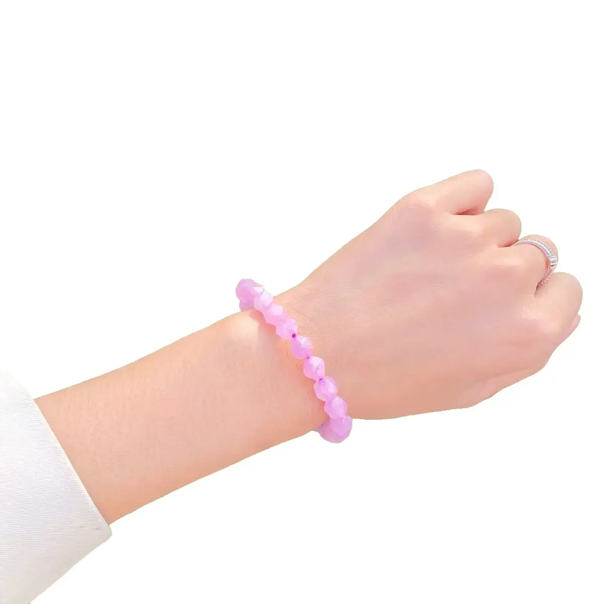 ￼Vòng Tay Đá Thạch Anh Tím Mộc, Giúp Chiêu Tài Cải Vận Mang Lại Bình An & May Mắn.Tặng hộp đựng cao cấp