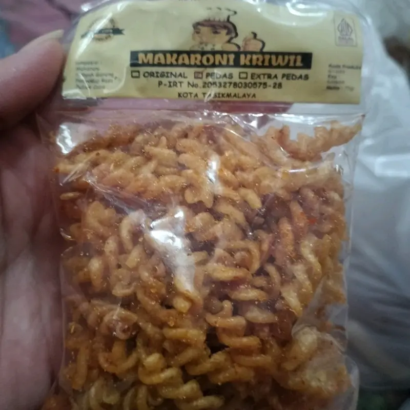 Paket usaha (100 pcs) Makaroni bantet Cap koki/Makaroni bantet Tasikmalaya P. IRT/Makaroni bantet khas Tasikmalaya (Mix) 5