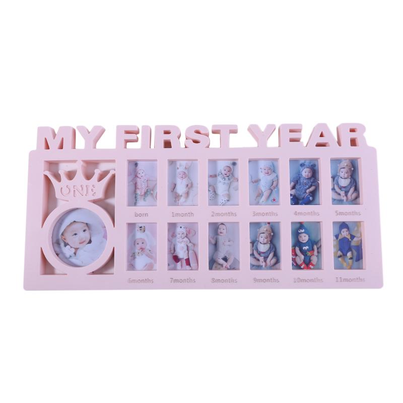 Product Introduction of 1 Pc Combination Photo Frames Baby Pictures Display Plastic Photo Frame Kids Growing Memory Gift 10