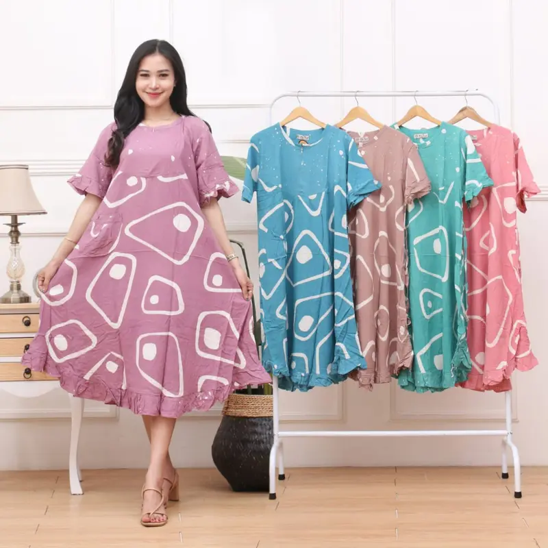 Daster kekinian/Daster Terbaru/Daster Rayon Grate A/Daster Premium/Daster Kekinian/Daster Busui/Baju Menyusui/Dress/Pakain Wanita/Daster Remaja/Daster Kekinian Bumil Panjang 0