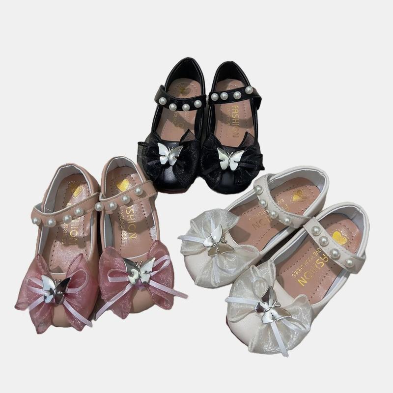 Giày bệt công chúa nơ mới đế dẻo quai ngọc, Giày búp bê tiểu thư cho bé gái (Ảnh chụp thật) giay deptreem