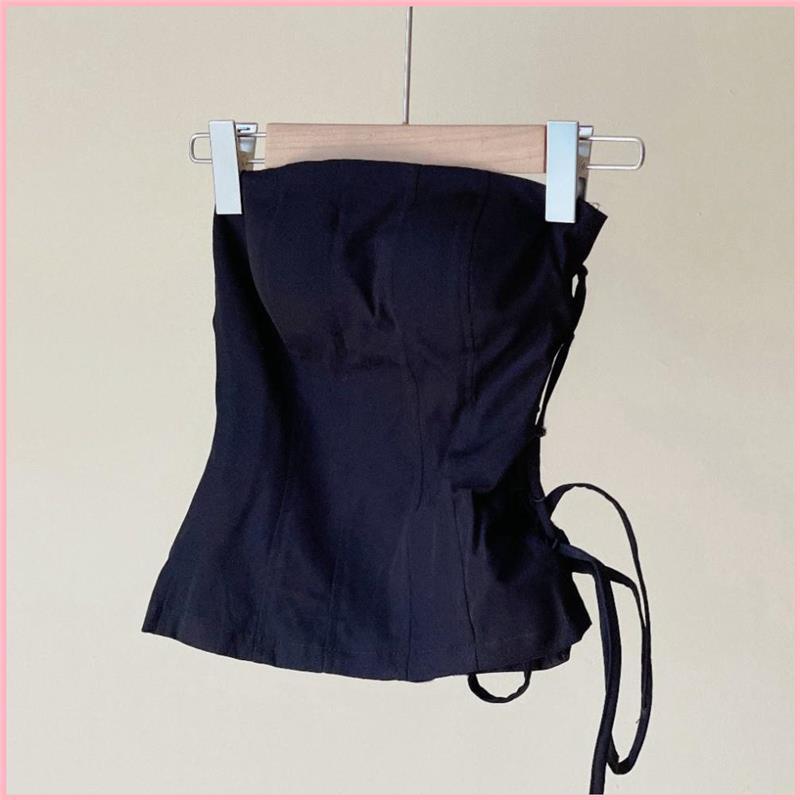 Product Introduction of JODEHSHOP ( Kèm Mút) Áo quây có đệm ngực dây buộc dáng body Hót 2024 13