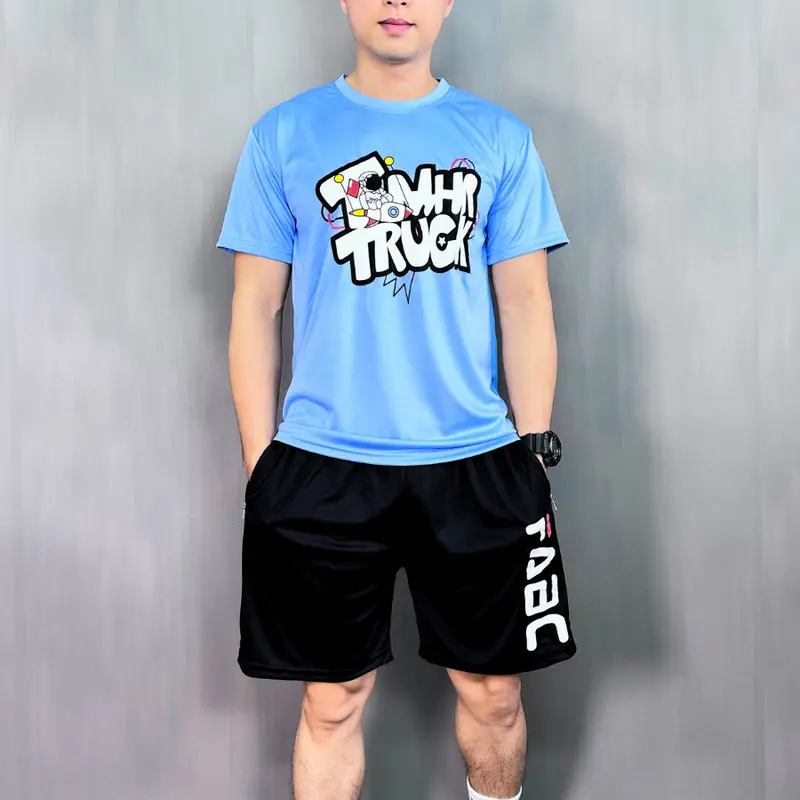 Bộ quần thể thao thun hè SIZE 33 -> 120kg in 3D hình cá chép KOI chất liệu thun lạnh co dãn 4 chiều thoáng mát bền đẹp không bai xù 4
