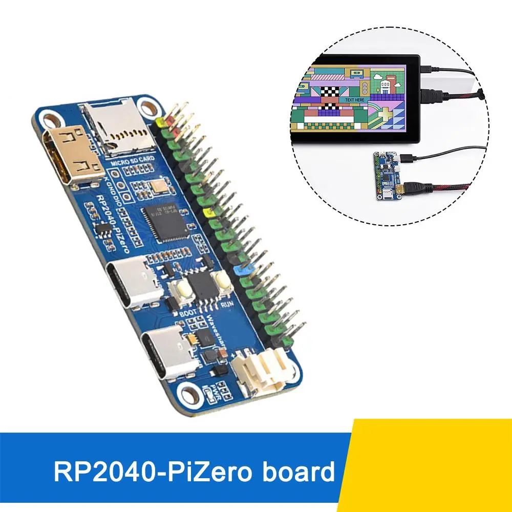 1pcs Rp2040-pizero Development Board Based On RP2040 Dual-core Processor Compatible With M7H8