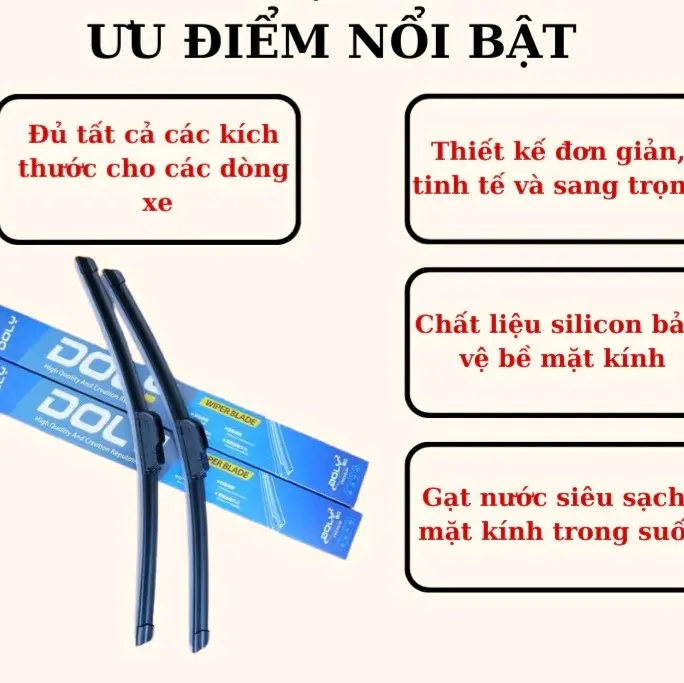 Gạt mưa ô tô silicon cho các dòng xe 7