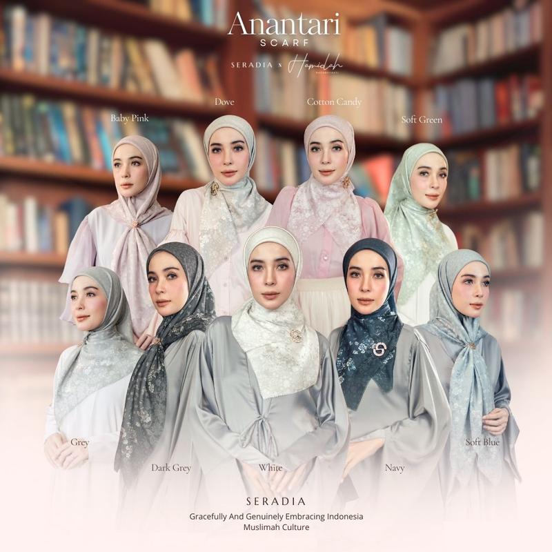 Hijab Segi Empat Anantari - Seradia x Hamidah 2