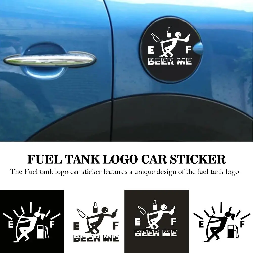 EF Fuel Tank Logo Car Sticker Fuel Tank Gauge Car Sticker V8L1
