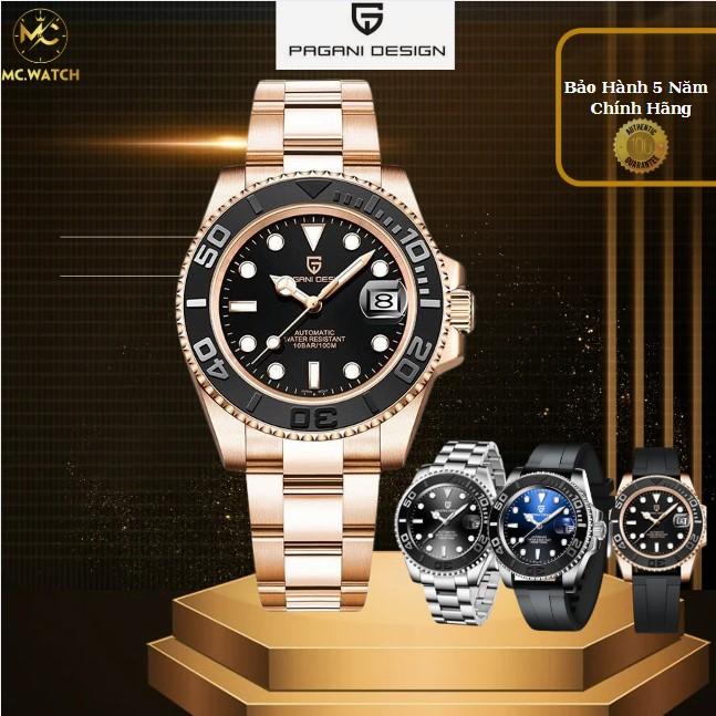 Đồng Hồ Nam PAGANI DESIGN Submariner-PD1651,Niềng Gốm CERAMIC,Máy Cơ Sk Nhật,Mặt Kính Sapphire, Chống Nước 100M,Mặt Size 40mm( Watch Đeo Tay Nam