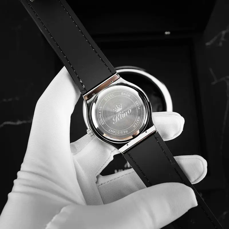 [Mã Độc Quyền] KTINO Dây Da lộn chính hãng đính full đá bảo hành 1 năm D05 5