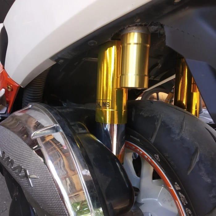 Product Introduction of Paket komplit cover shock/Pengaman shockbreaker depan belakang plus Jalu As motor Yamaha Nmax old/new 8