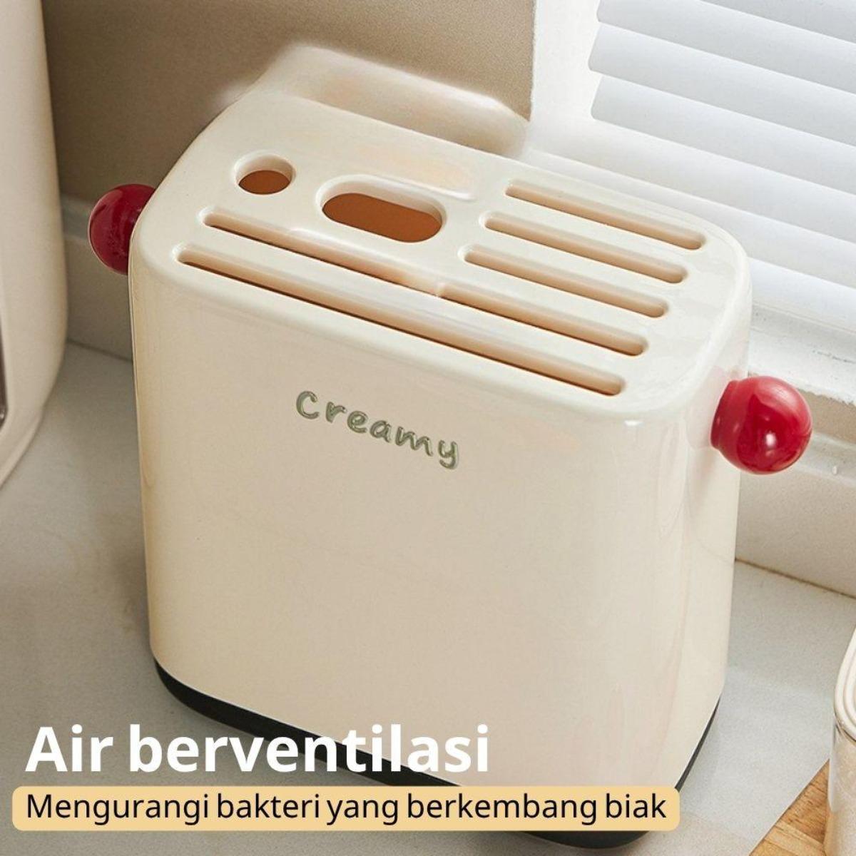 Peralatan Penyimpanan Kreatif Dapur: Rak Pisau Multifungsi & Gunting, Organizer Meja Antirayap, Tempat Rak Pisau Serbaguna, Tempat Penyimpanan Gadget Dapur, Rak Pisau Berventilasi untuk Kesehatan, Aksesori Dapur Modern untuk Kegunaan Praktis