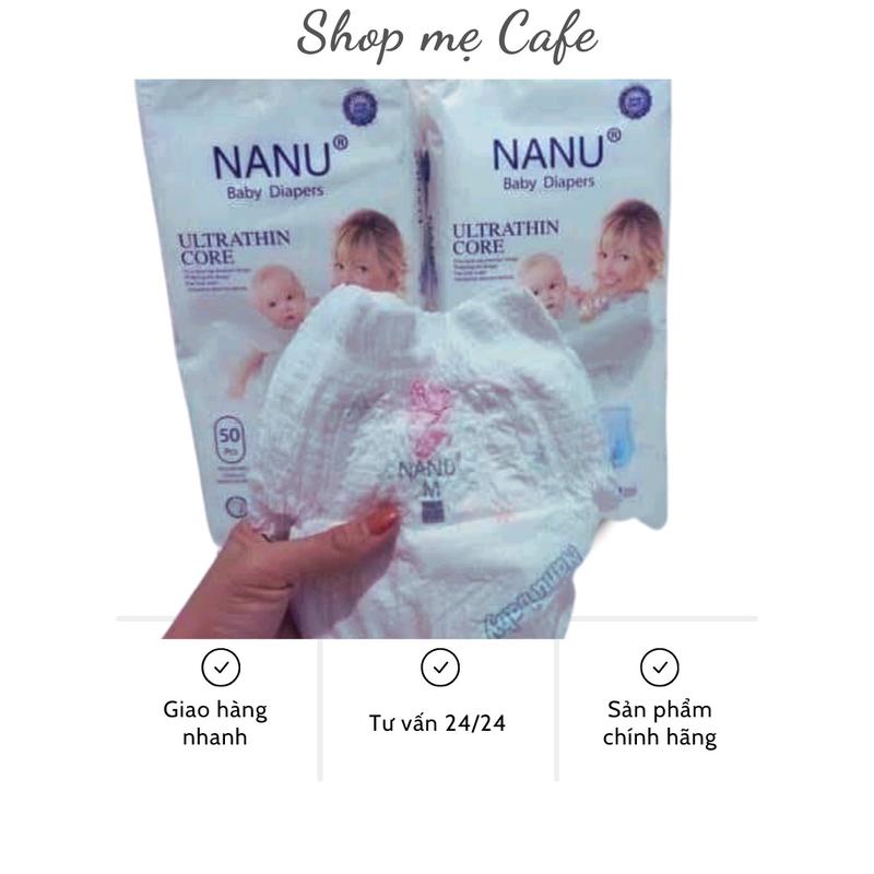 Bỉm/Tã Nanu Baby Nội Địa Trung Chính Hãng Dán/Quần đủ size S/M dán/M/L/XL/XXL/XXXL/4XL/5XL cho Bé Women Nữ nady natural
