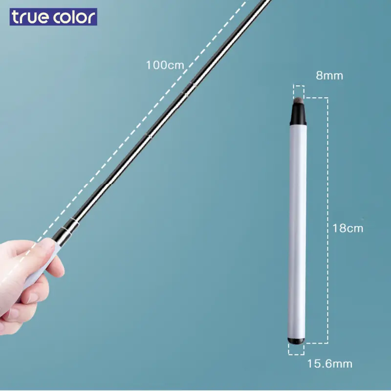 Bút Cảm Ứng Trục Dài - Cây Trỏ Chỉ Điểm Giảng Dạy Tiện Lợi - Chất Liệu Bền Đẹp, Đầu Thay Thế Linh Hoạt - TrueColor Phụ Kiện 3