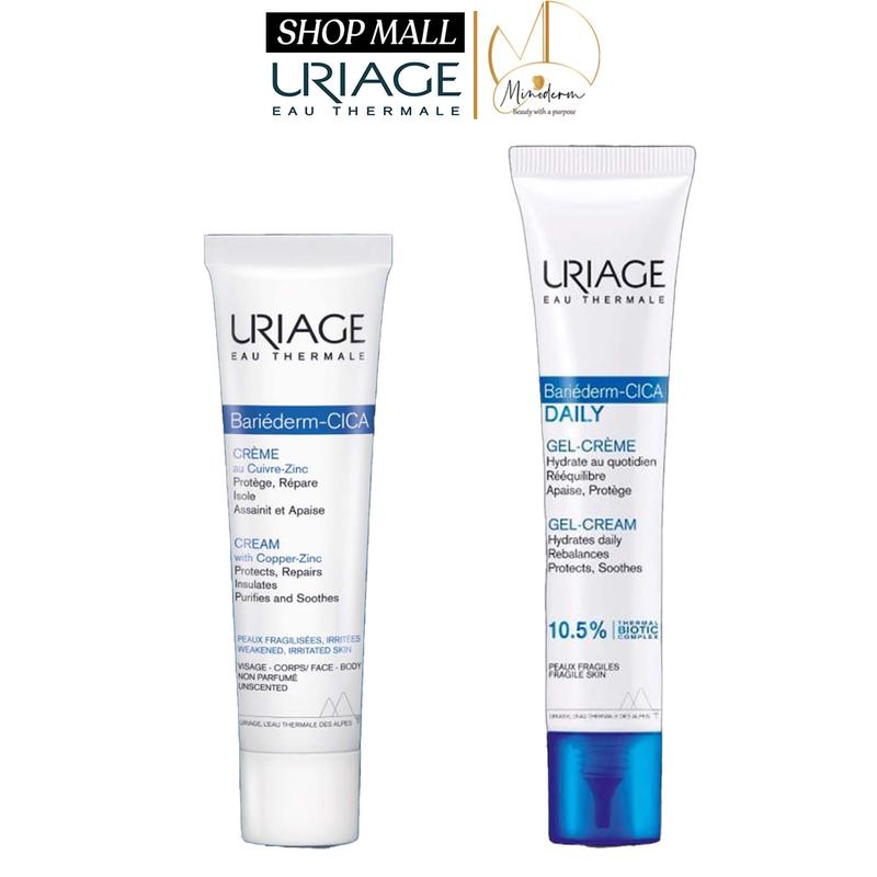 Kem dưỡng Uriage Bariederm Cica-Creme Dưỡng Ẩm, phục hồi cho da kích ứng 40ml