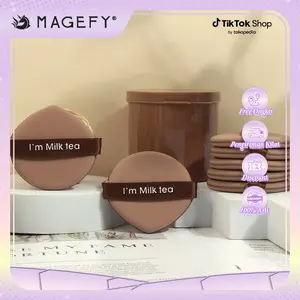 MAGEFY Glow On the Go! 7 Magic Puffs for Flawless Looks – Wet & Dry, Anytime Anywhere! 1306 Box Compact