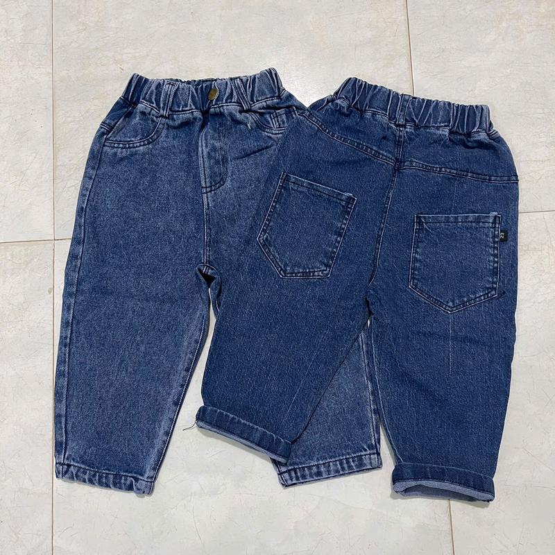 Quần bò jeans dài baggy cho bé trai gái 15-20kg 4