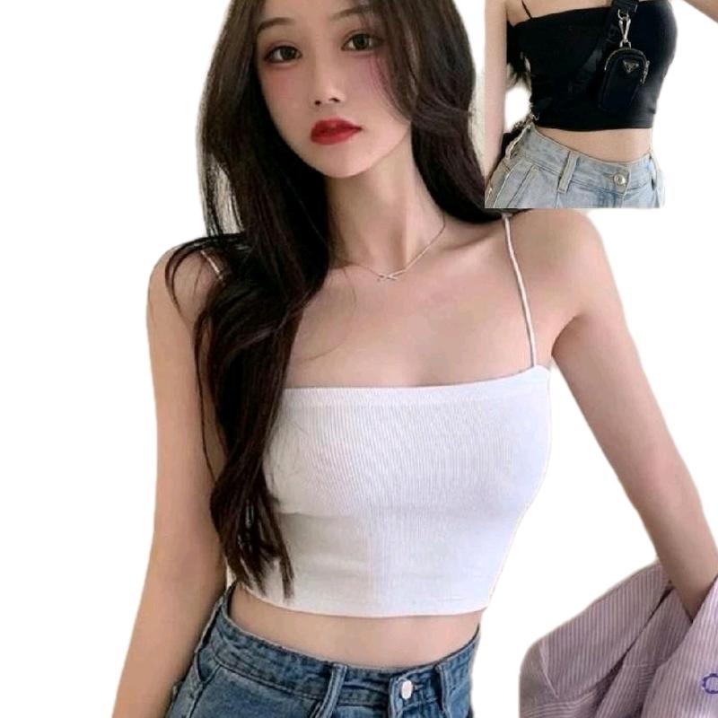Áo hai dây, áo lót bên trong A38 Nữ Top Women Thun 1