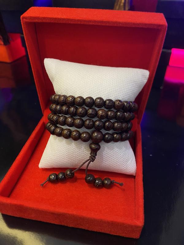 Vòng tay tràng Mun Quý 108 hạt [MỘC THIÊN HƯƠNG MTH]