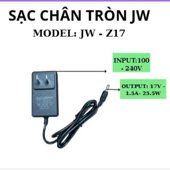 Sạc DC chân tròn cho pin áo điều hoà JW Garment sạc nhanh 6h 1