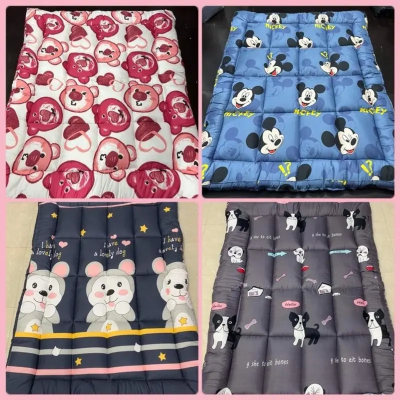 [ Tặng 1 đôi vỏ gối nằm ] Tổng hợp nệm topper , nệm dày 6-7 cm , trải sàn , trải giường, nằm êm ái 1