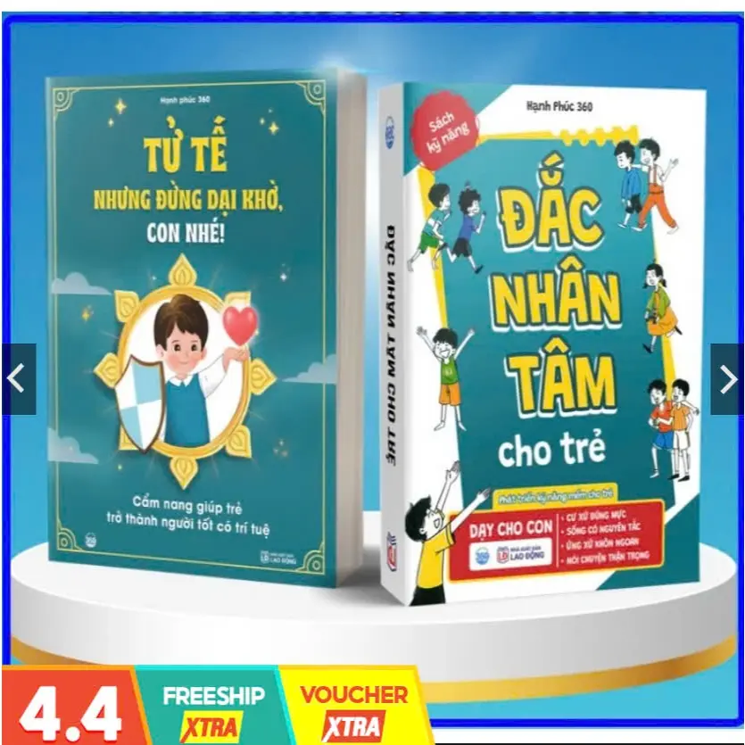 Sách - bộ sách: Tử Tế Nhưng Đừng Dại Khờ, Con Nhé + Đắc Nhân Tâm Cho Trẻ