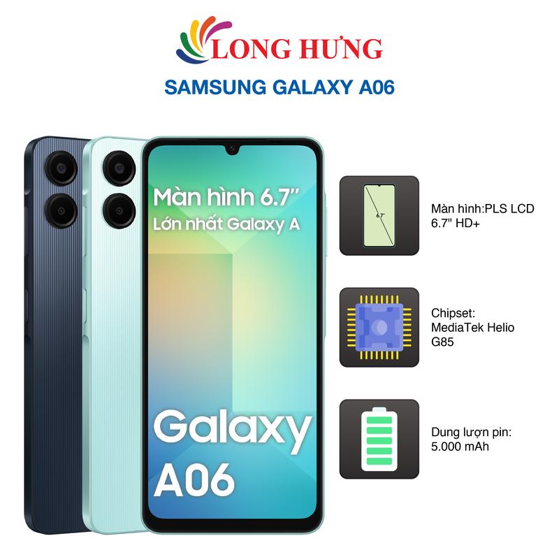 Điện thoại Samsung Galaxy A06 - Hàng chính hãng