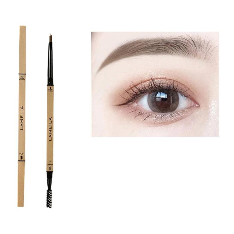 Product Introduction of Dual-ended Thin Eyebrow Pencil Waterproof & Sweatproof Natural Eyebrow Pencil 27
