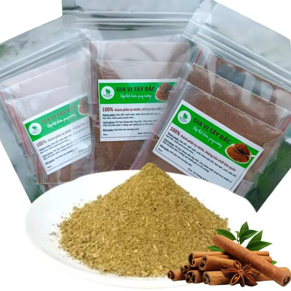 Sét Gia Vị Nướng Tây Bắc [dùng chiên/nướng thịt, cá]